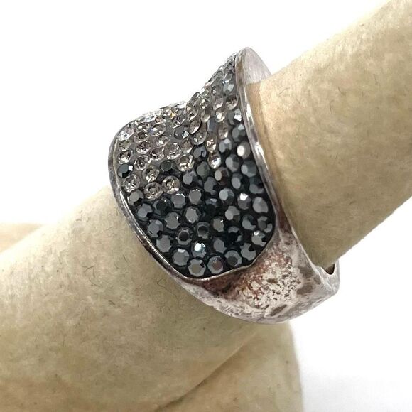 Vintage JCM Brass, Malaysia Crystal, Vintage Designer JCM Beautiful Crystal - Picture 3 of 4